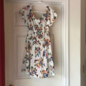 Cute off the shoulder floral dress